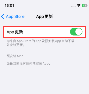 清远苹果15维修中心如何让iPhone15APP自动更新